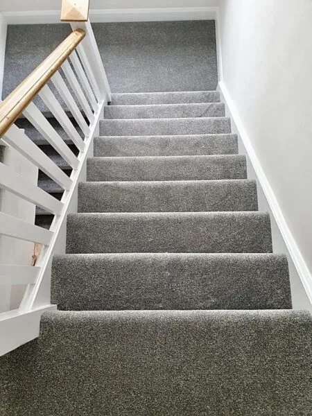 Stair carpet installation in Hampton Roads